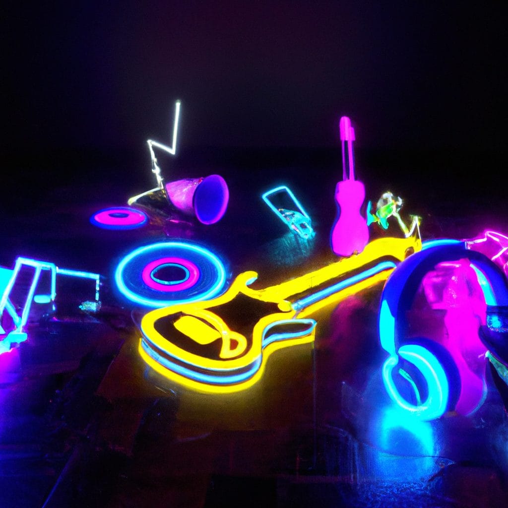 Last.fm vs Spotify Wrapped: Embrace Music Discovery All Year Round 4 neon music