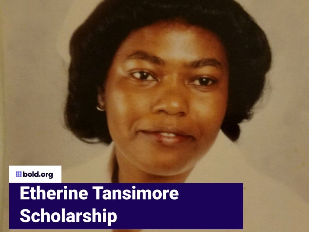 Breaking Barriers: Empowering Opportunities in Medicine with Ollie Tansimore's Second Annual Etherine Tansimore College Scholarship 2 Image of Etherine Tansimore which is used in the official image for the Etherine Tansimore College Scholarship.