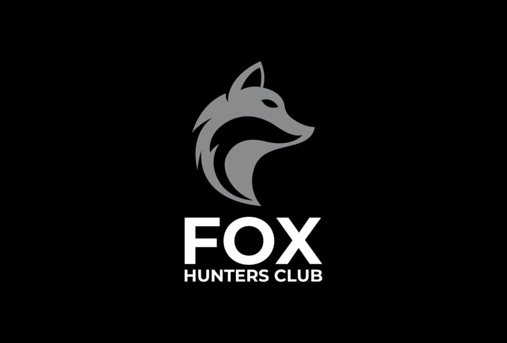 Fox Hunters Club: Brownie Marie Redefines Relationships in NYC by Launching Exciting New Dating App 2 Logo of Fox Hunters Club which is a grey fox design with the words underneath in white.