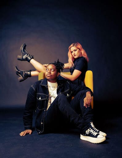 "Hereditary" Unleashed: Cassadee Pope Reclaims Rock Throne With Bold Pop-Punk 12-Track Album Masterpiece 39 Professional promotional photo which shows Cassadee Pope and Daisha McBride posing togethee.