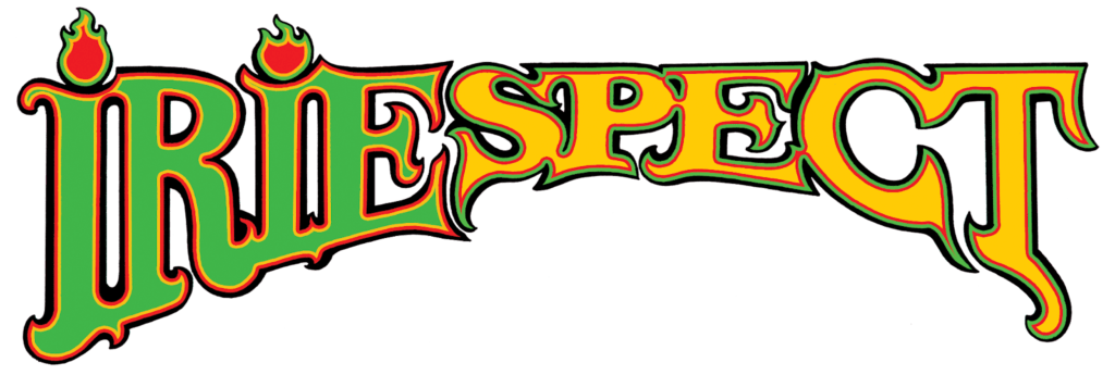 IRIEspect’s Debut Album: A Bold Fusion of Reggae Rock and Genre-Bending Sounds 4 IRIEspect logo which spells out their name in green and yellow lettering with flames acting as the dots for the i's