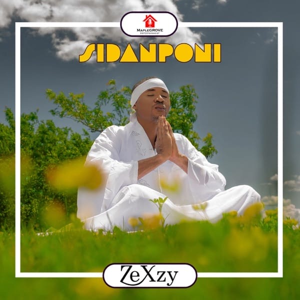 "Sidanponi" Sees ZeXzy Heating Things Up with Steamy Cross-Cultural New Single 2 Official single cover artwork for "Sidanponi" which sees ZeXzy wearing a white robe, praying in a grass field with the trees and a cloudy sky behind him.