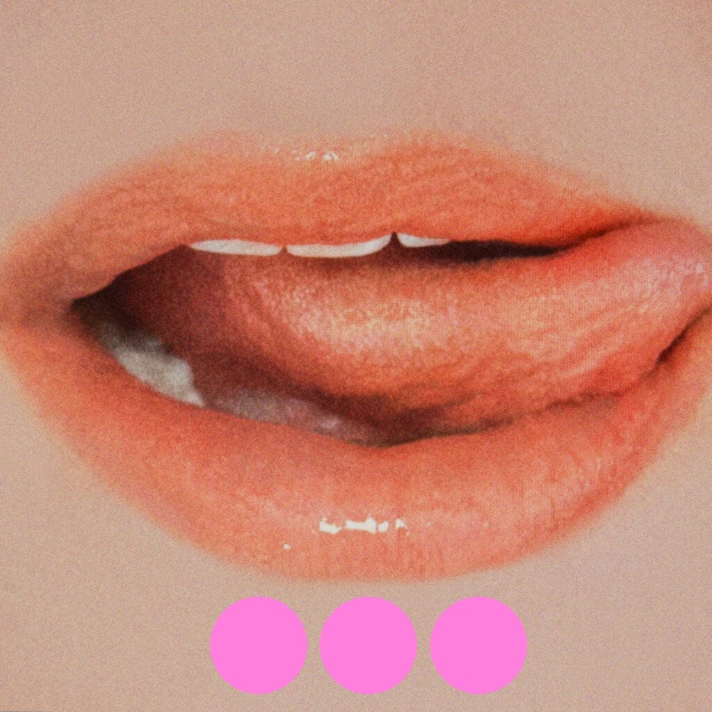 Album Review: Kesha absolutely stuns with deluxe version of her debut independent album release ". (...)" known as "Period (Ellipsis)" 53 The official album artwork for ". (...)" by Kesha which is also known as "Period (Ellipsis)", where we see a close-up shot of a mouth with a tongue licking the lips' left side (our right).